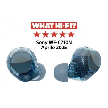 Sony WF-C710N Glass Blue – bezvadu austiņas, True Wireless, ANC, Bluetooth 5.3, IPX4, 8.5/12 h