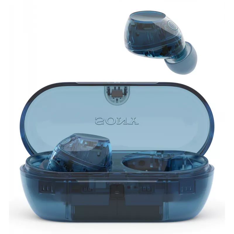 Sony WF-C710N Glass Blue – bezvadu austiņas, True Wireless, ANC, Bluetooth 5.3, IPX4, 8.5/12 h