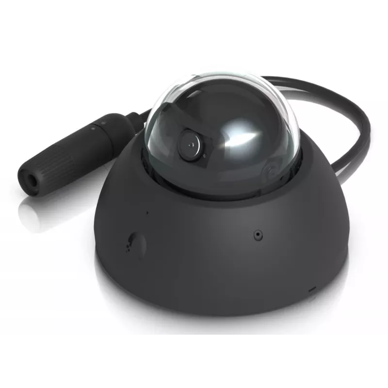 UBIQUITI NETWORKS UVC-AI-DOME 4K AI kupola kamera, melna