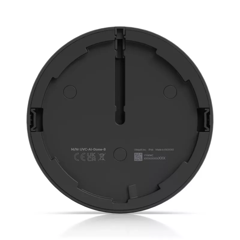 UBIQUITI NETWORKS UVC-AI-DOME 4K AI kupola kamera, melna