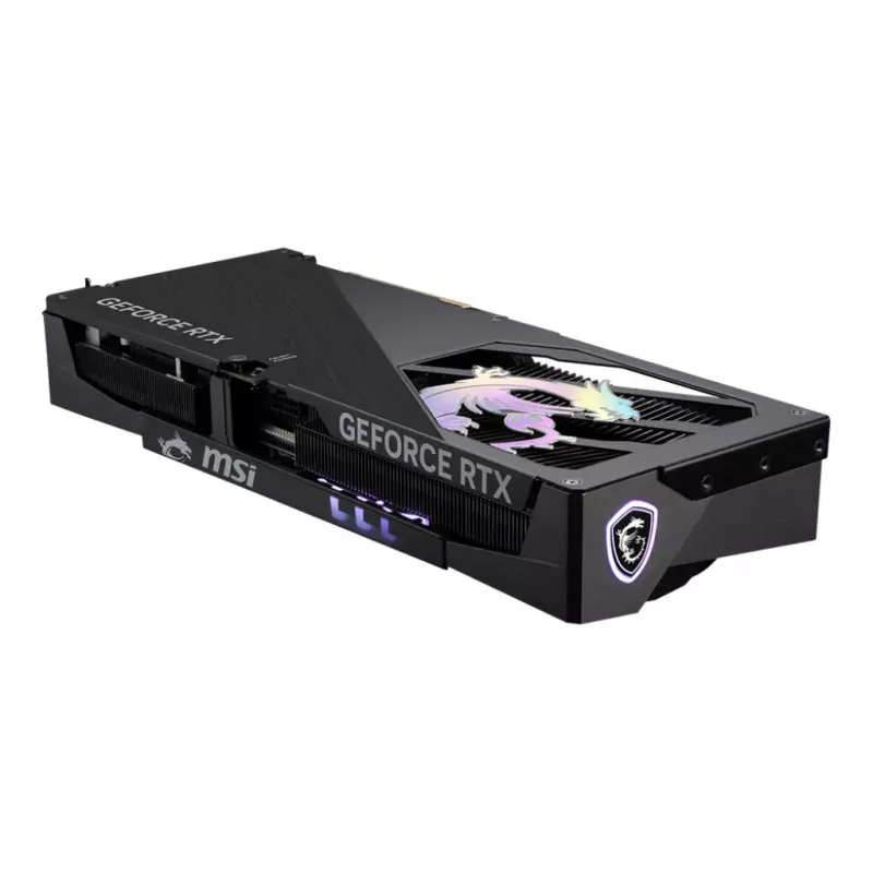 Grafikas karte MSI GeForce RTX 5070 Ti — 16 GB GDDR7, PCIe 5.0, 256-bit, 3 ventilatori, 338 mm