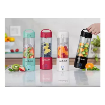 Pārnēsājamais blenderis NUTRIBULLET Portable 0,475 L — violets, 2000 mAh akumulators, Tritan bļoda