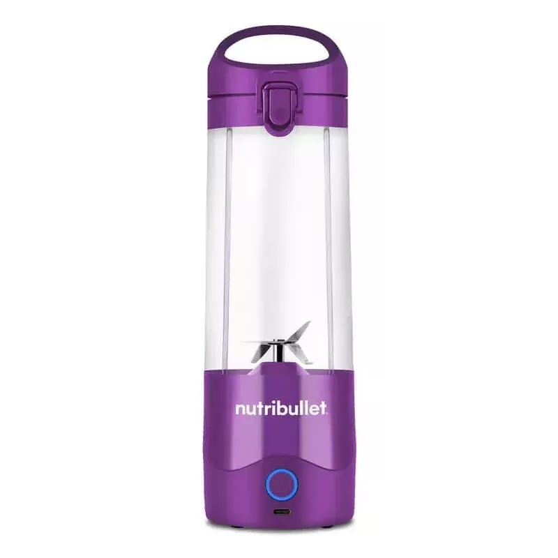 Pārnēsājamais blenderis NUTRIBULLET Portable 0,475 L — violets, 2000 mAh akumulators, Tritan bļoda
