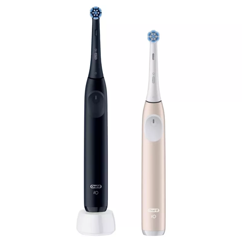 Elektriskā zobu birste Oral-B iO Series 2 Duo Black Pink ar viedā spiediena sensoru
