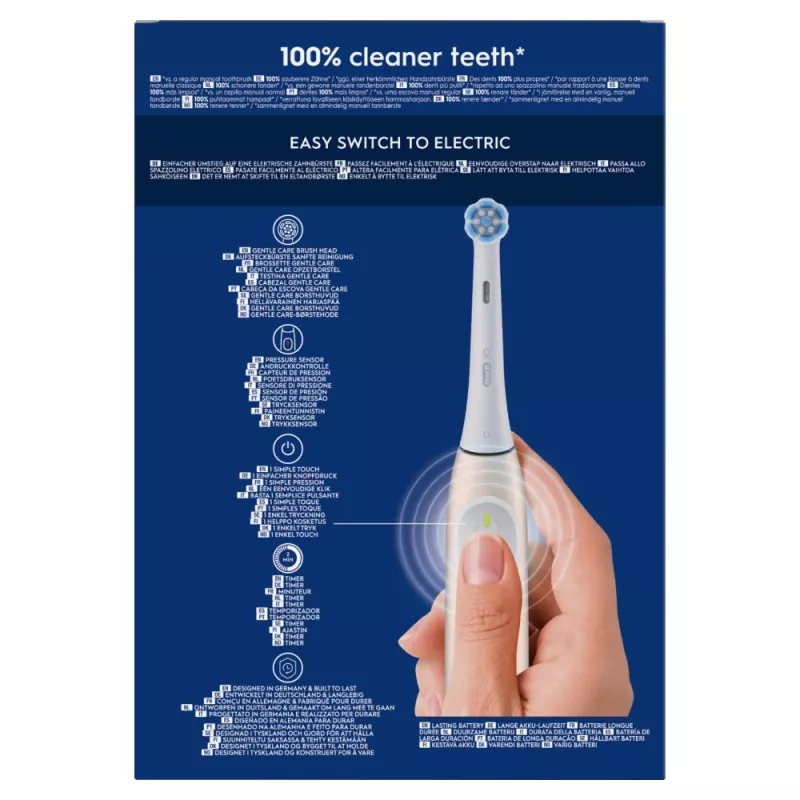 Elektriskā zobu birste Oral-B iO Series 2 Duo Black Pink ar viedā spiediena sensoru