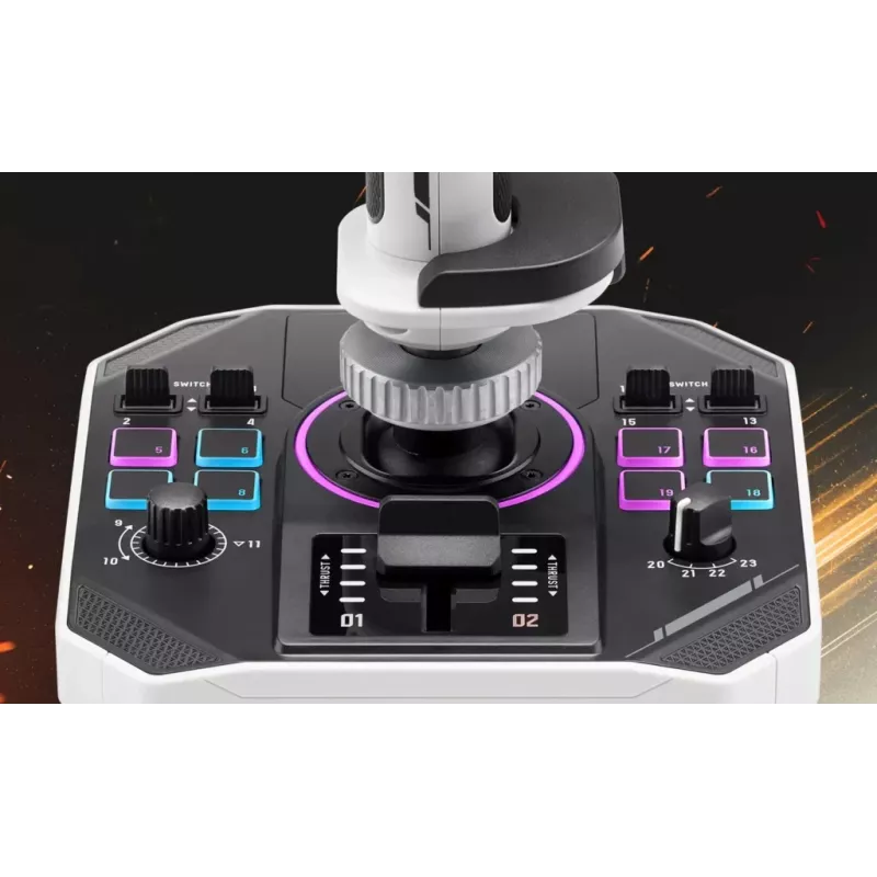 Thrustmaster Sol-R 1 Melns, Balts USB kursorsvira PC