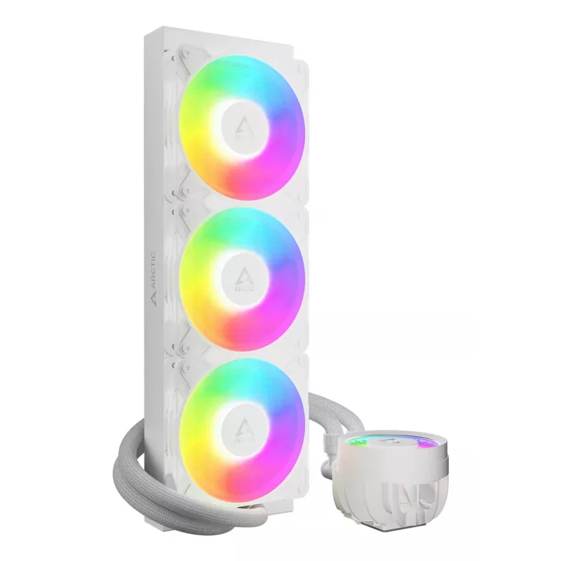 ARCTIC Liquid Freezer III Pro 360 A-RGB (Balts) - Daudzkompatibils visaptverošs CPU ūdens dzesētājs ar A-RGB