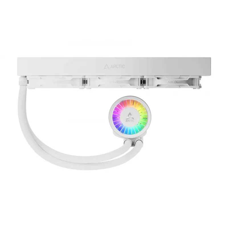 ARCTIC Liquid Freezer III Pro 360 A-RGB (Balts) - Daudzkompatibils visaptverošs CPU ūdens dzesētājs ar A-RGB