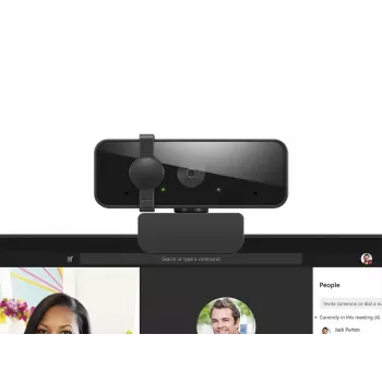 Lenovo Essential FHD Gen2 tīmekļa kamera 1920 x 1080 pikseļi USB 2.0 Melna