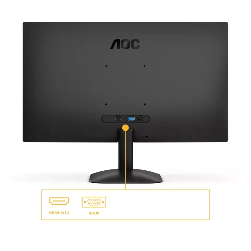 AOC 24B31H datora monitors 60.5 cm (23.8 collas) 1920 x 1080 pikseļi Full HD Melns