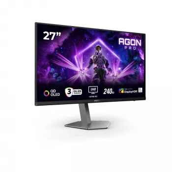 AOC G2 AG276UZD datora monitors 67,3 cm (26,5 collu) 3840 x 2160 pikseļi 4K Ultra HD OLED Melns