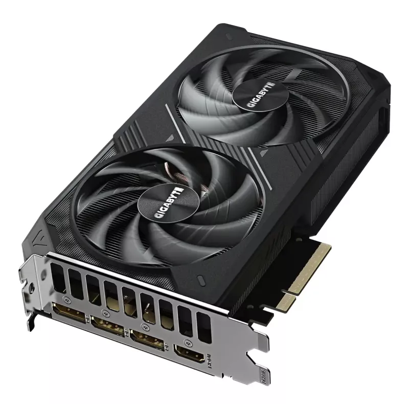 Grafikas karte GIGABYTE GeForce RTX 5060 Ti — 8 GB GDDR7, 128 bitu, PCIe 5.0, WINDFORCE 2X dzesēšana