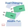 Club 3D USB-C lādētāju 2 komplekts 30W — Divi 30W USB-C sienas lādētāji