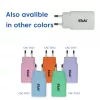 USB-C lādētājs 2‑pakā CLUB3D CAC-3020, 30 W kopā, balts