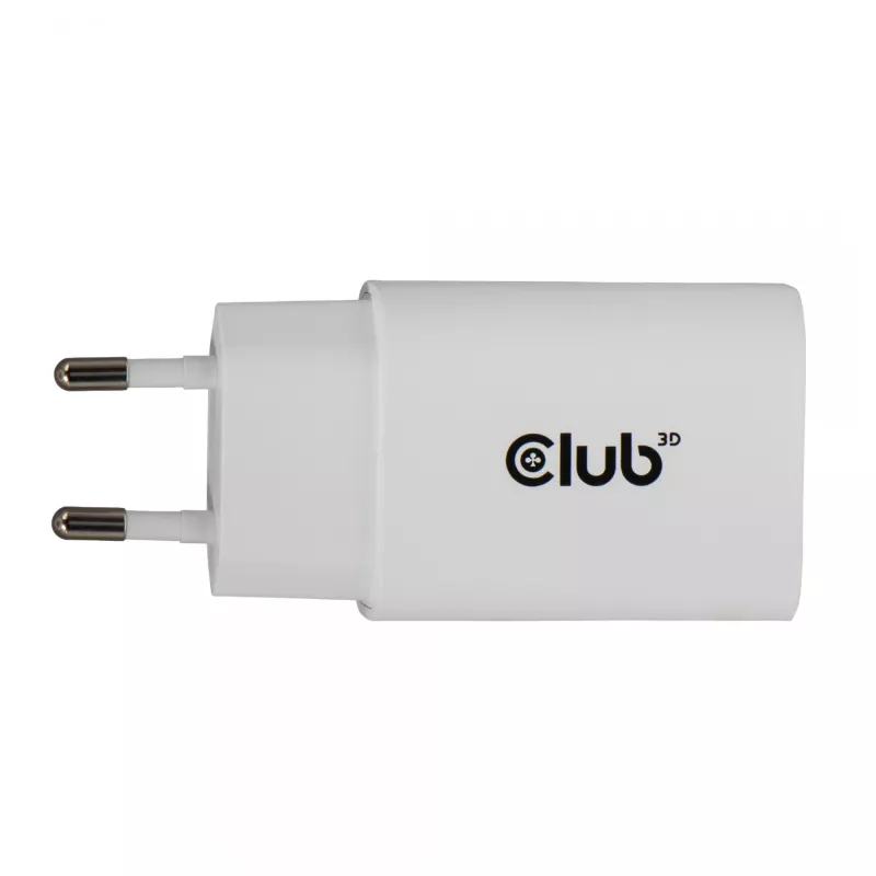 USB-C lādētājs 2‑pakā CLUB3D CAC-3020, 30 W kopā, balts