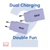 CLUB3D USB-C lādētājs 30W 2-pack kompakts telefoniem un planšetēm