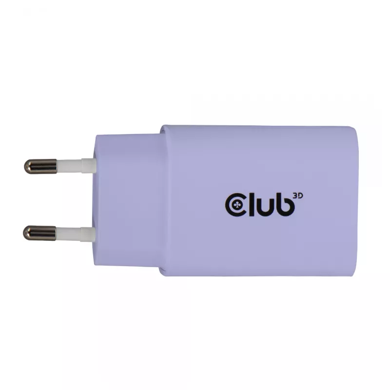 CLUB3D USB-C lādētājs 30W 2-pack kompakts telefoniem un planšetēm