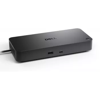 DELL WD25 vadu USB 3.2 Gen 2 (3.1 Gen 2) Type-C dokstacija, melna