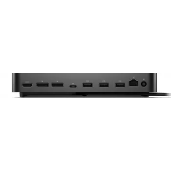 DELL WD25 vadu USB 3.2 Gen 2 (3.1 Gen 2) Type-C dokstacija, melna