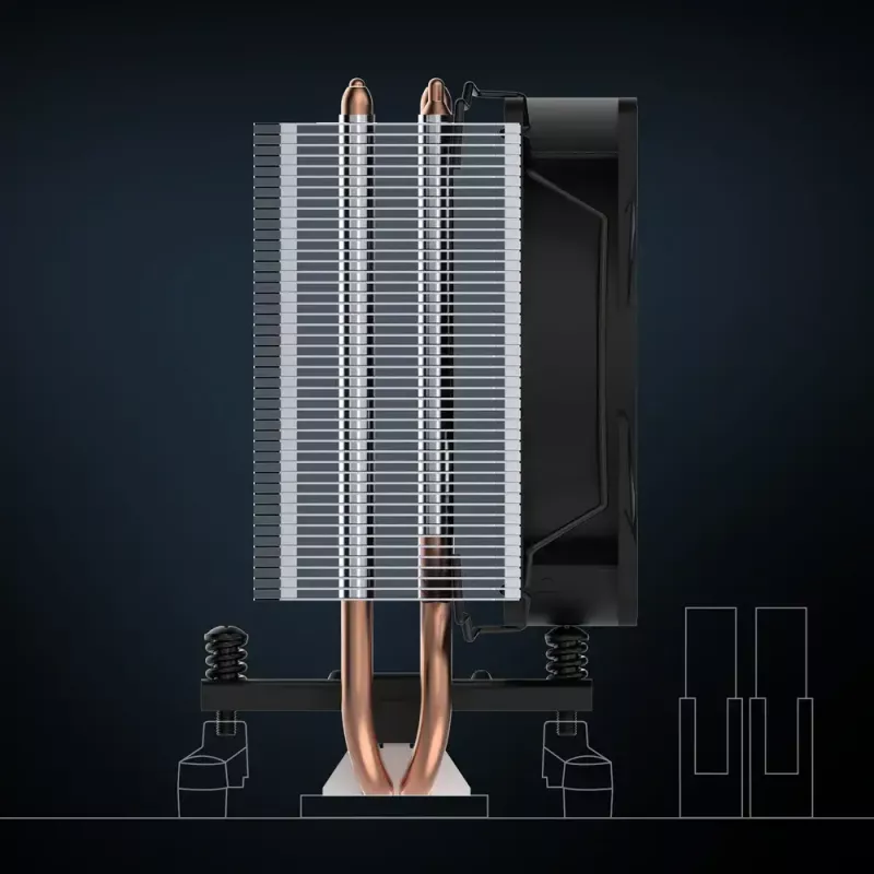 Gaisa dzesētājs ARCTIC Freezer 8A kompakts AMD CPU dzesētājs