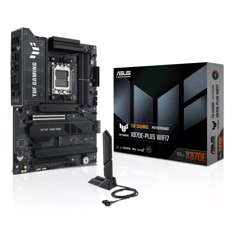 ASUS TUF GAMING X870E-PLUS WIFI7 AMD X870E Socket AM5 ATX mātesplate