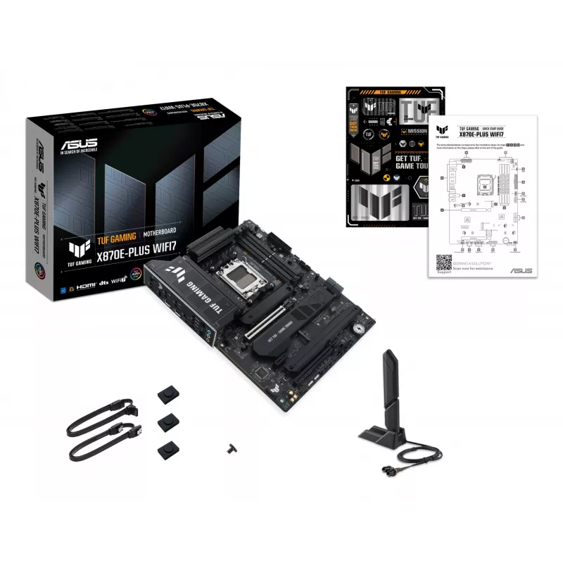 ASUS TUF GAMING X870E-PLUS WIFI7 AMD X870E Socket AM5 ATX mātesplate