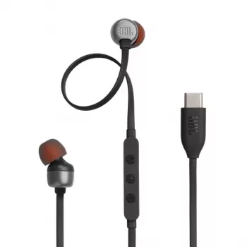 JBL Tune 310C austiņas vadu iekšauss zvaniem/mūzikai USB Type-C melnas
