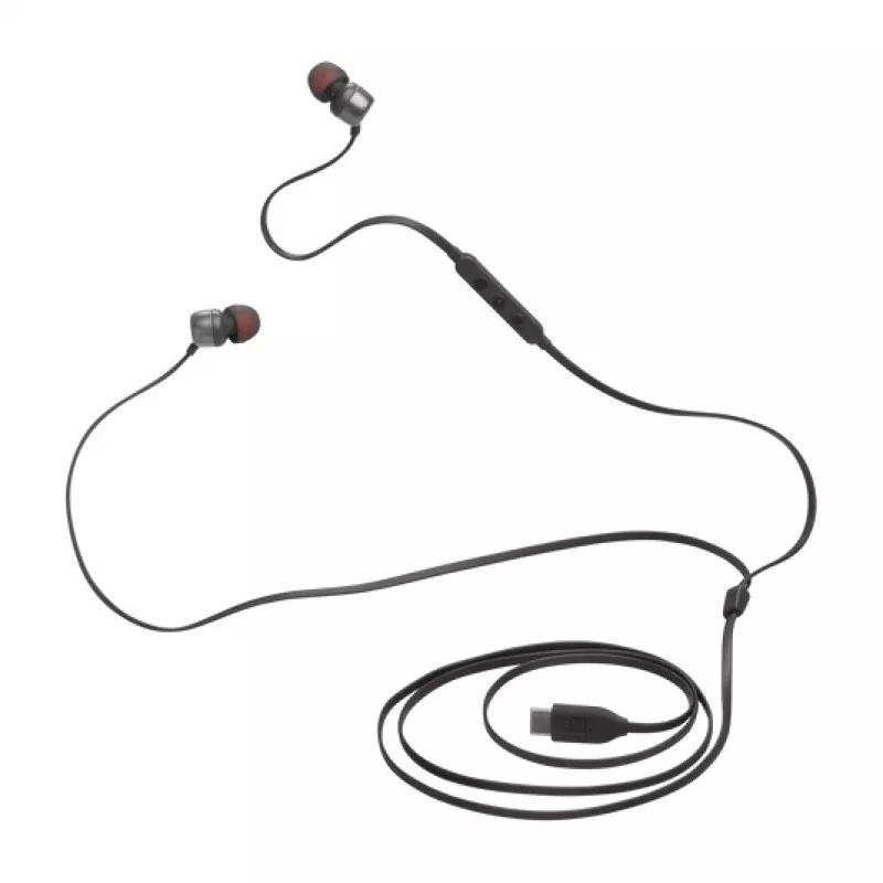 JBL Tune 310C austiņas vadu iekšauss zvaniem/mūzikai USB Type-C melnas