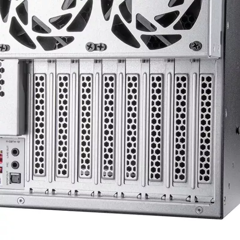 Servera korpuss SilverStone RM52 Melns ATX SFX 440x550x220mm