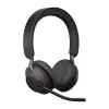 Jabra Evolve2 65 USB-C Melns MS Lādēšanas statīvs Stereo