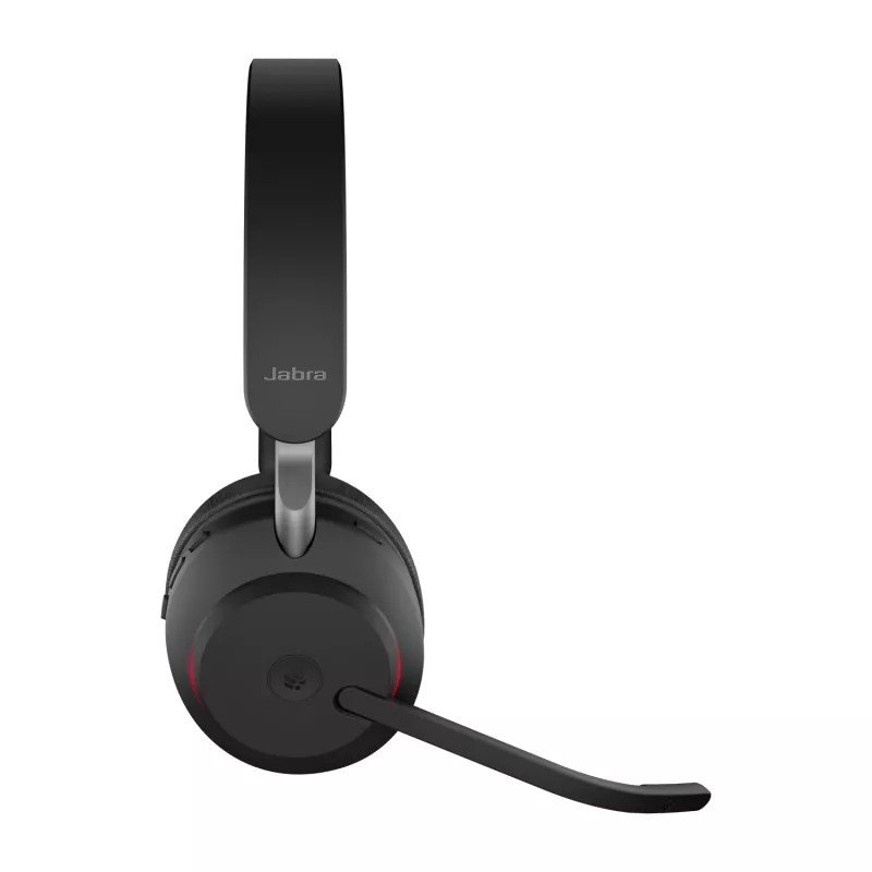 Jabra Evolve2 65 USB-C Melns MS Lādēšanas statīvs Stereo