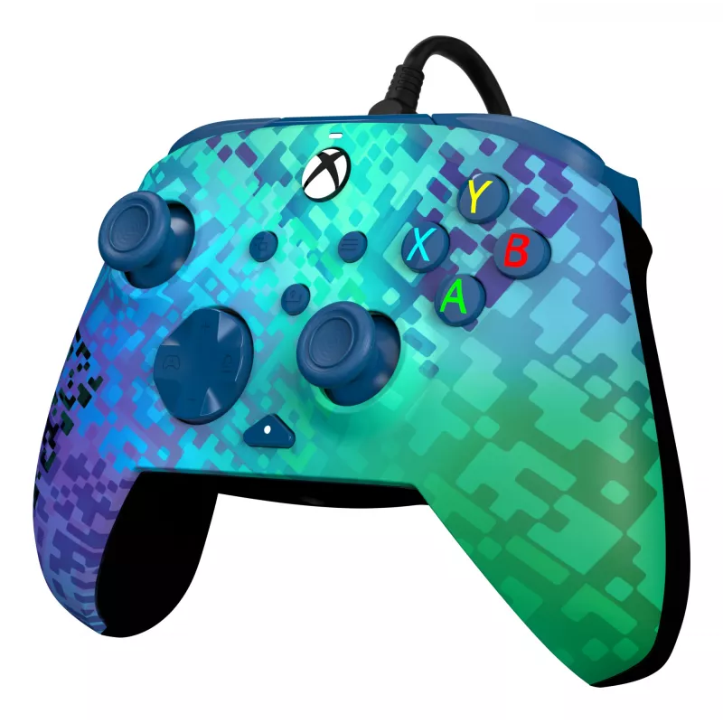 PDP Rematch Advanced Black, Green vadu spēļu kontrolieris PC, Xbox One, Xbox Series S, Xbox Series X