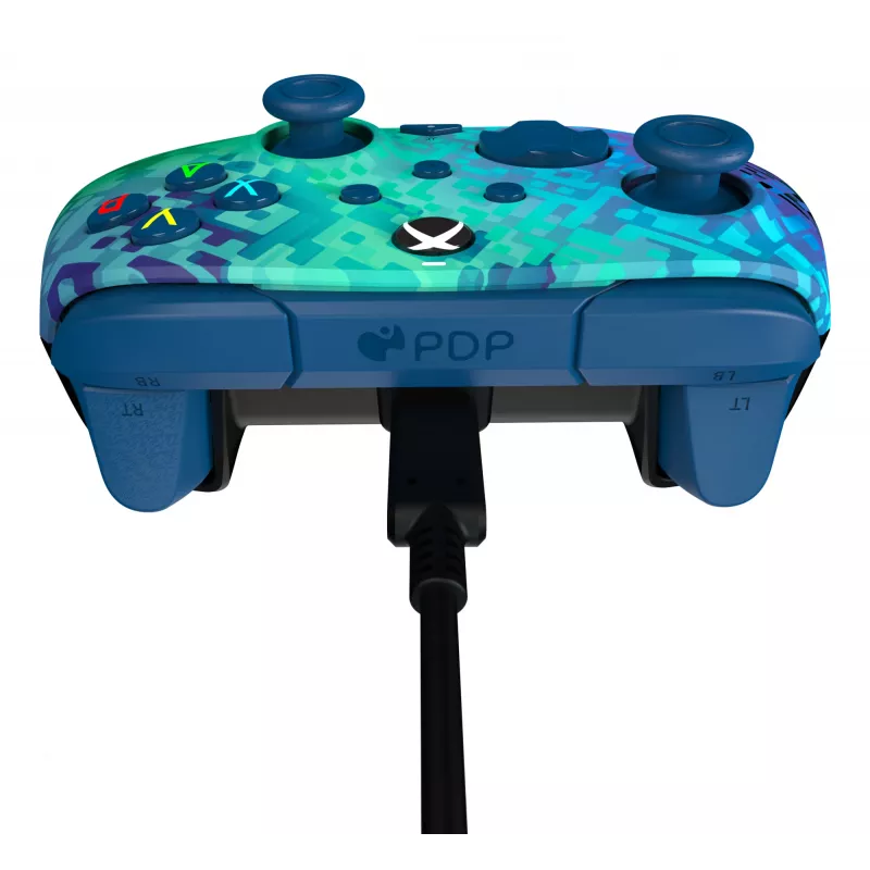 PDP Rematch Advanced Black, Green vadu spēļu kontrolieris PC, Xbox One, Xbox Series S, Xbox Series X