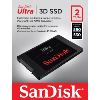 WESTERN DIGITAL SSD SanDisk Ultra 3D 2TB SATA 6Gb/s 2,5 collu