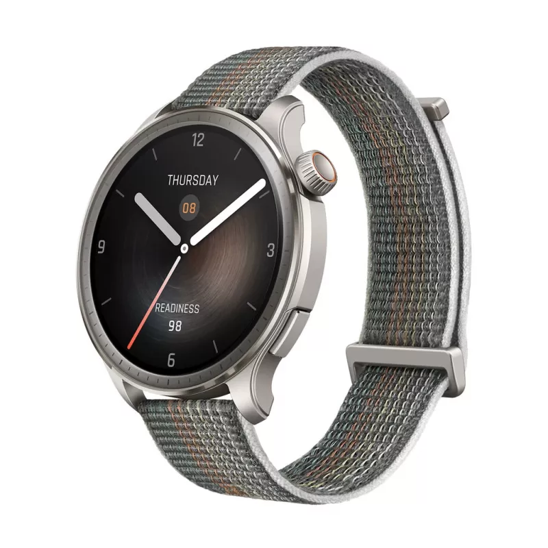 Amazfit Balance viedpulkstenis 1,5 collu AMOLED 46 mm pelēks GPS