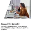 HP Poly Voyager Focus 2 USB-C-C austiņas + USB-C/A adapteris + uzlādes statīvs
