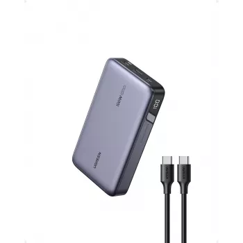 Ugreen 25188 20000 mAh ārējais akumulators Pelēks