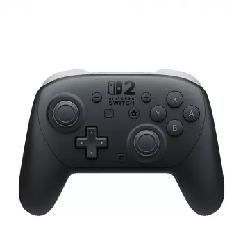 Nintendo Switch 2 Pro Controller Black Bluetooth Gamepad Analogs / Digitāls Nintendo Switch 2