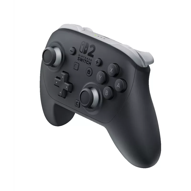 Nintendo Switch 2 Pro Controller Black Bluetooth Gamepad Analogs / Digitāls Nintendo Switch 2