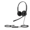 Yealink UH34 Dual Teams Austiņas, vadu, birojam/zvanu centram, 20–20000 Hz, 118 g, Melnas