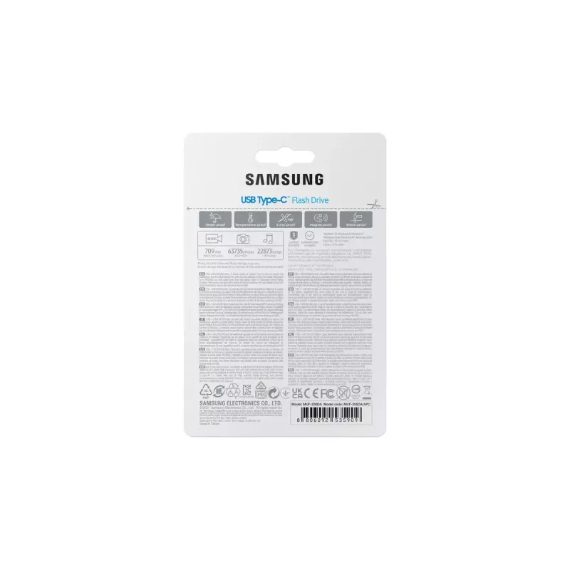 Samsung MUF-256DA USB zibatmiņa 256 GB USB Type-C 3.2 Gen 1 zila