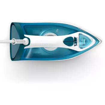 Tvaika gludeklis Philips DST3011/20 — 2100 W, keramikas zole, 0.3 L tvertne, 1.9 m vads, zils