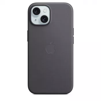 APPLE FineWoven Maciņš ar MagSafe iPhone 15 Melns