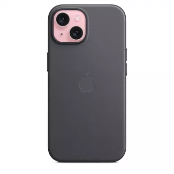 APPLE FineWoven Maciņš ar MagSafe iPhone 15 Melns