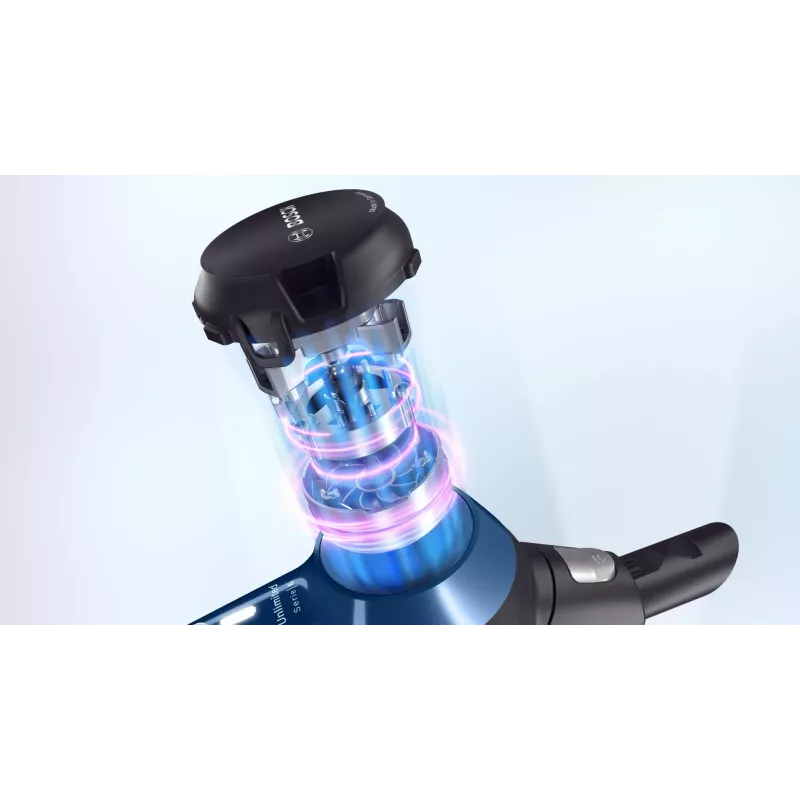 Bosch Serie 6 BBS611MAT kociņu putekļsūcējs 2-in-1, bezmaiss, 0.3 L, zils, 2.5 Ah