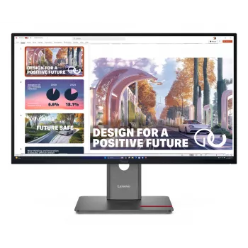 Lenovo ThinkVision P27QD-40 monitors, 68.6 cm (27 inch), 2560 x 1440 pikseļi, Wide Quad HD, LED, 6 ms, Melns