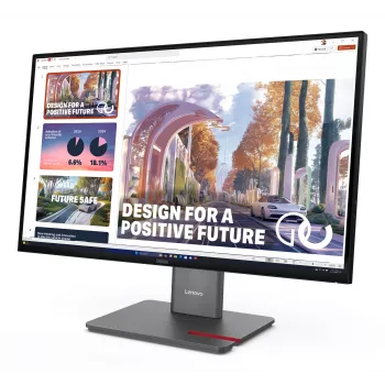 Lenovo ThinkVision P27QD-40 monitors, 68.6 cm (27 inch), 2560 x 1440 pikseļi, Wide Quad HD, LED, 6 ms, Melns