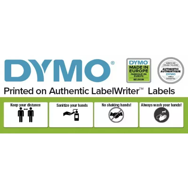 Pašlīmējošas printera etiķetes DYMO Daudzfunkcionālās etiķetes S0722540