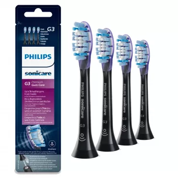 Philips G3 Premium Gum Care HX9054/33 4 gabalu maināmās soniskās zobu birstes galviņas