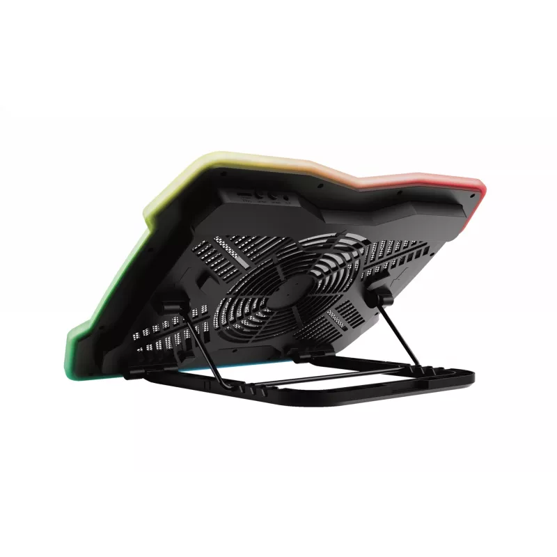 Trust GXT 1126 Aura RGB portatīvā datora dzesēšanas paliktnis līdz 17,3 collām